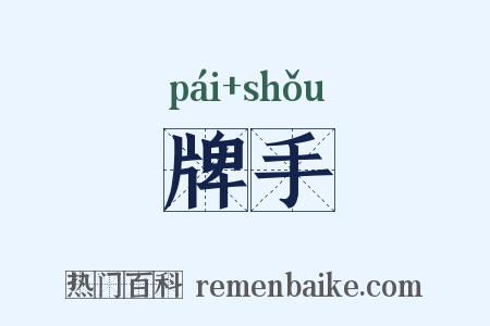 牌手是什么意思的图片